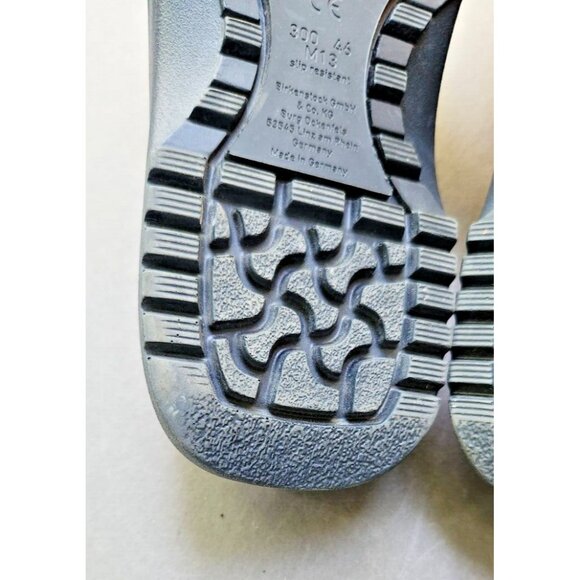 Birkenstock Super Birkis Blue Rubber Clogs Comfort Slip Resistant Sz 13 EU 46 - Picture 9 of 15
